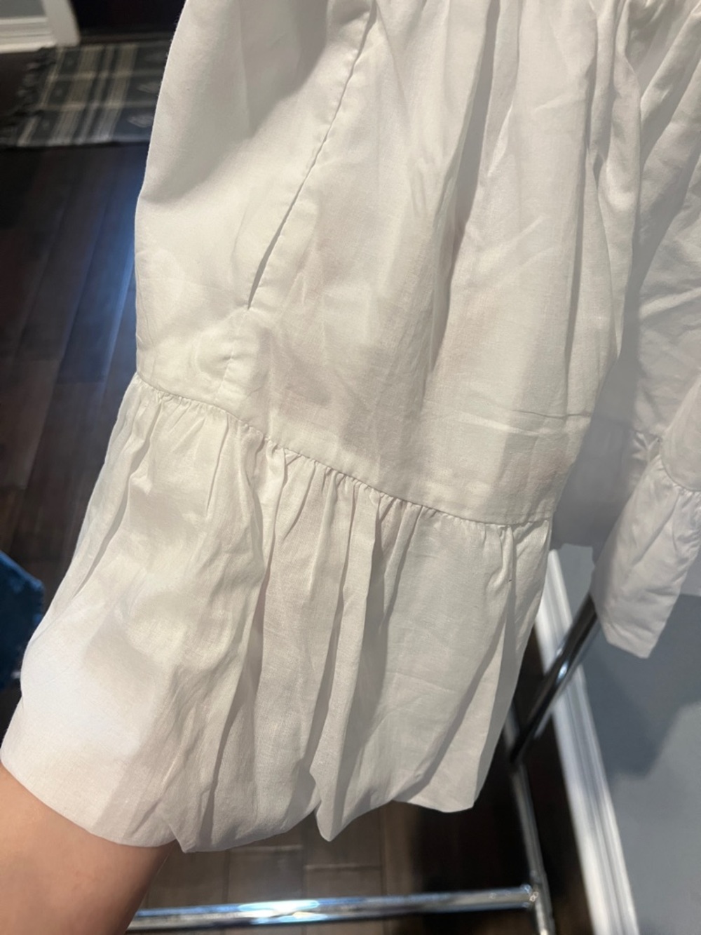 Steve Madden White Tiered Ruffle Skirt - Picture 2 of 6